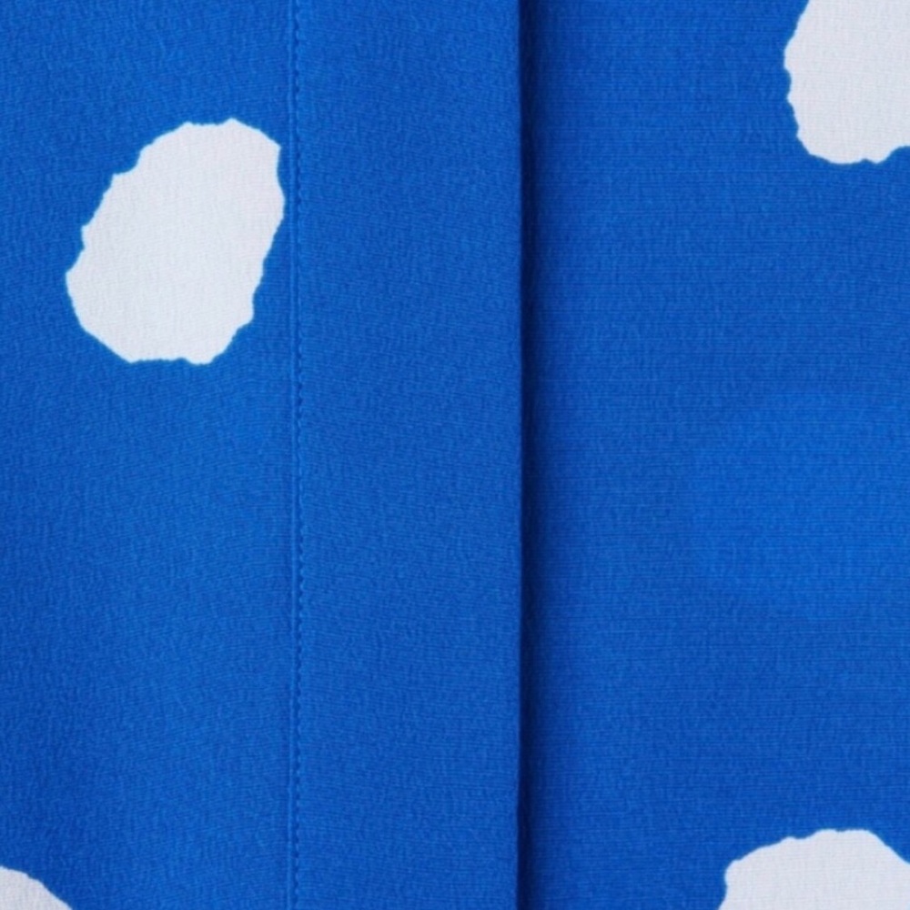 LK Bennett blue size 10 Penila polka dot dress NWT - Picture 6 of 7